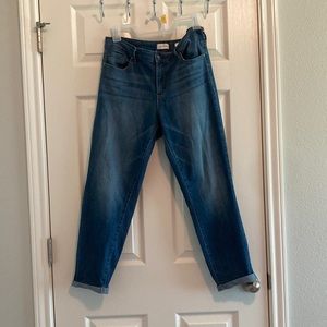 Jessica Simpson rolled crop skinny jeans, 12/31, pockets, zipper, very cute!!!